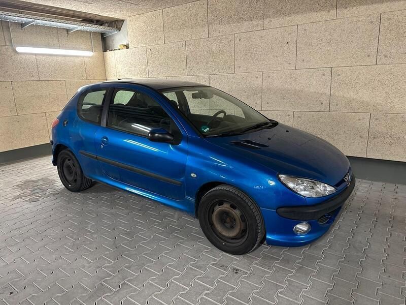 Blau Gebraucht 2007 Peugeot 206 Kleinwagen | 350 € (Superpreis) - Bild 1/4