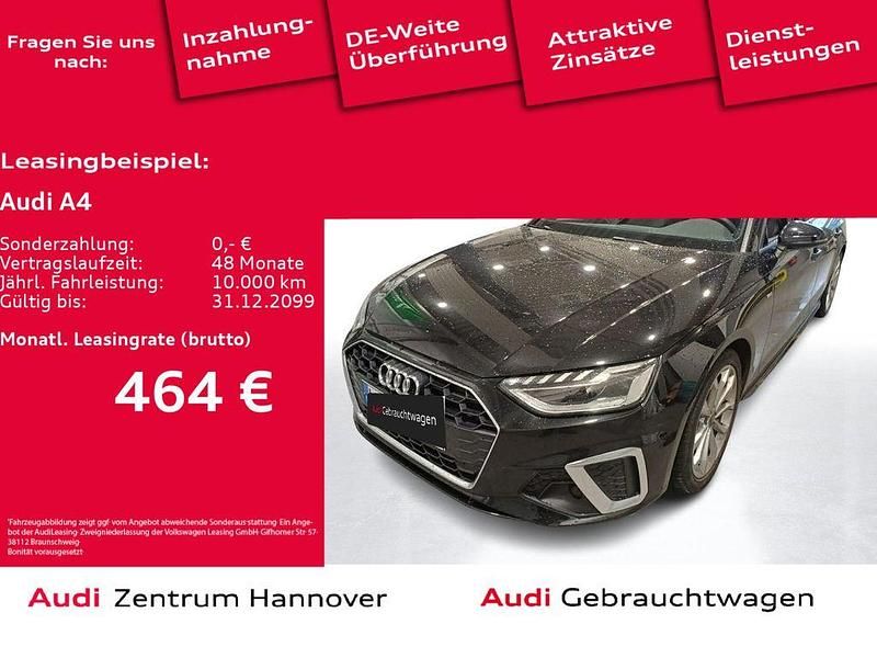 Mythosschwarz metallic Gebraucht 2022 Audi A4 Ambiente Kombi | 29.990 € (Teuer) - Bild 1/4