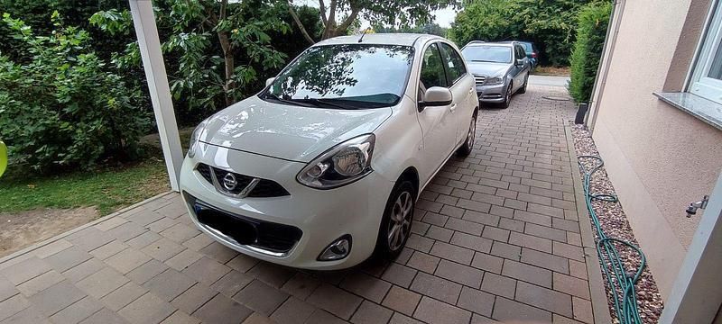 Weiß Gebraucht 2017 Nissan Micra Acenta Kleinwagen | 9.000 € (Etwas zu teuer) - Bild 1/4