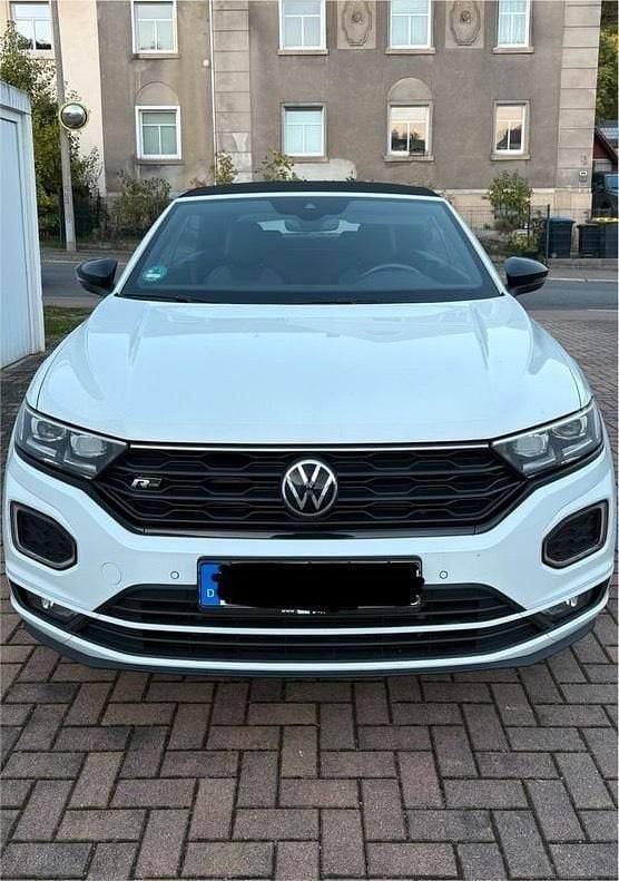 Weiß Gebraucht 2022 VW T-Roc Cabriolet R-line Cabrio | 25.000 € (Superpreis) - Bild 1/4