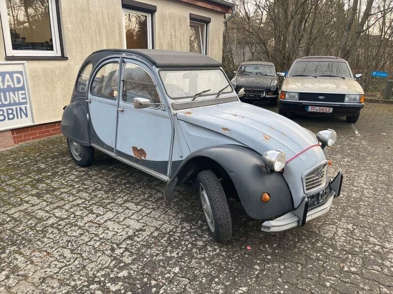Grau Gebraucht 1984 Citroën 2CV Cabrio | 6.885 € - Bild 1/4