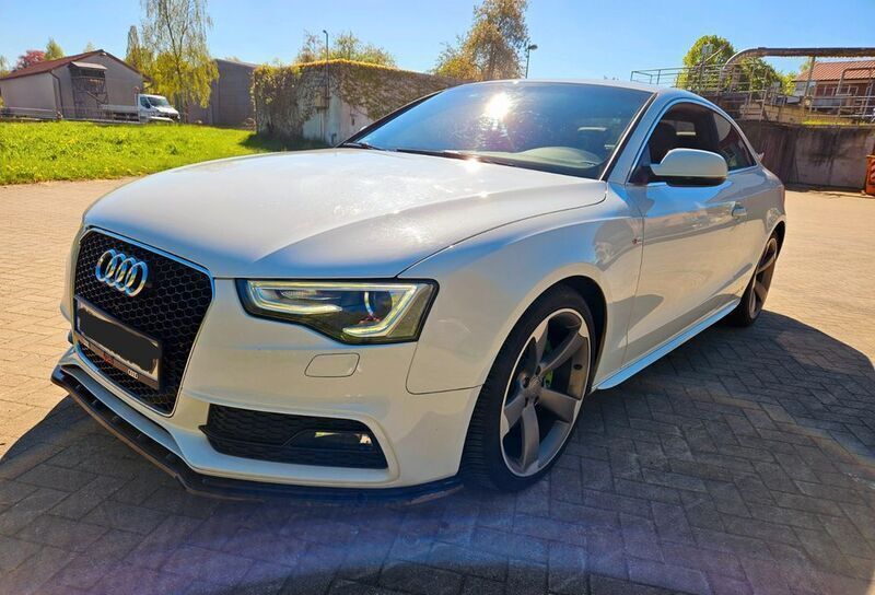 Weiß Gebraucht 2013 Audi A5 S-Line Coupé | 15.600 € (Superpreis) - Bild 1/4