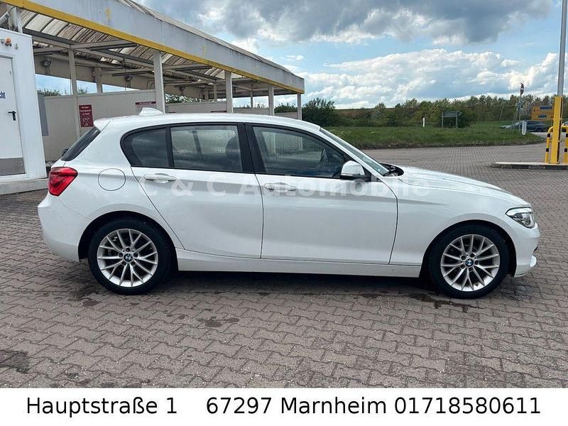 Gebraucht BMW 116 Advantage 116 PS (85 kW) 2015 Weiß Kleinwagen