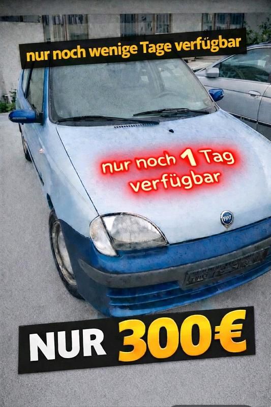 Gebraucht Fiat Seicento 55 PS (40 kW) 2001 Blau Kleinwagen