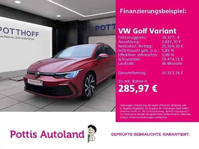 Gebraucht VW Golf VIII R-line 190 PS (139 kW) 2022 Kombi