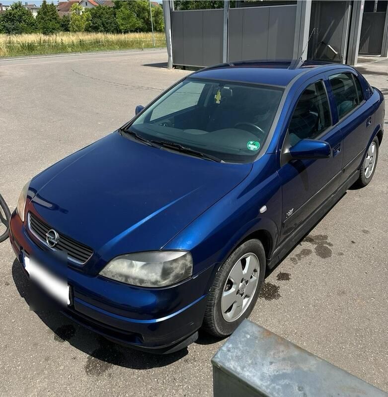 Blau Gebraucht 2003 Opel Astra Limousine | 1.600 € (Fairer Preis) - Bild 1/4