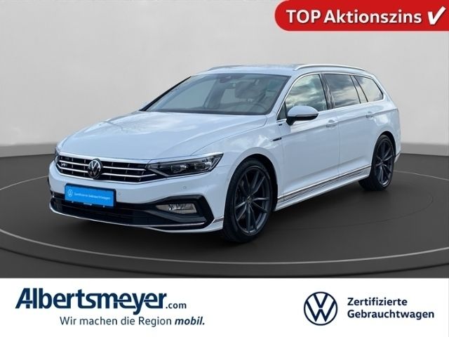 Weiß Gebraucht 2023 VW Passat R-line Plus Kombi | 57.899 € - Bild 1/4