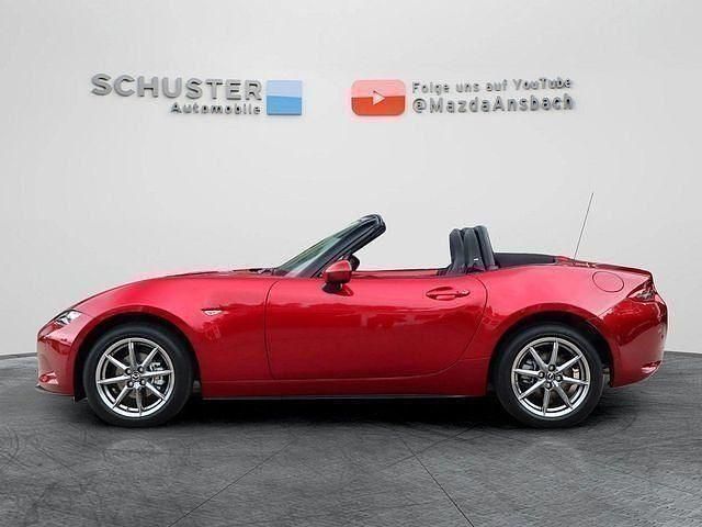 Neu Mazda MX5 Exclusive-Line 132 PS (97 kW) 2025 Soul red crystal m Cabrio