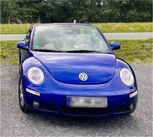 Gebraucht VW New Beetle Cabriolet 105 PS (77 kW) 2007 Blau Cabrio