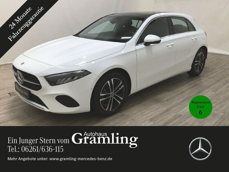 Weiß Gebraucht 2024 Mercedes A200 Progressive Limousine | 33.759 € (Teuer) - Bild 1/4