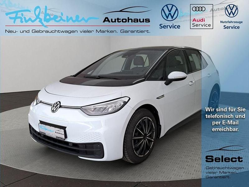 Gletscherweiss, metallic Gebraucht 2021 VW ID.3 Pro Performance Kleinwagen | 18.900 € (Guter Preis) - Bild 1/4