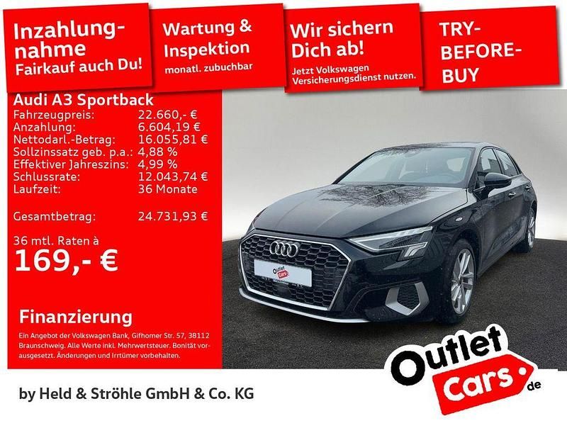 Gebraucht Audi A3 Advanced Plus 204 PS (150 kW) 2022 Brillantschwarz Limousine
