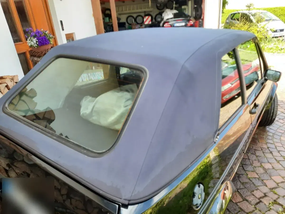 Gebraucht VW Golf Cabriolet 98 PS (72 kW) 1990 Schwarz Cabrio