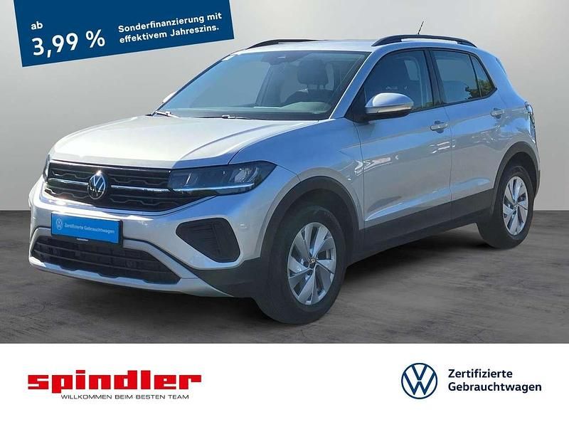 Reflexsilber metallic Gebraucht 2024 VW T-Cross IQ Drive SUV | 23.660 € (Fairer Preis) - Bild 1/3
