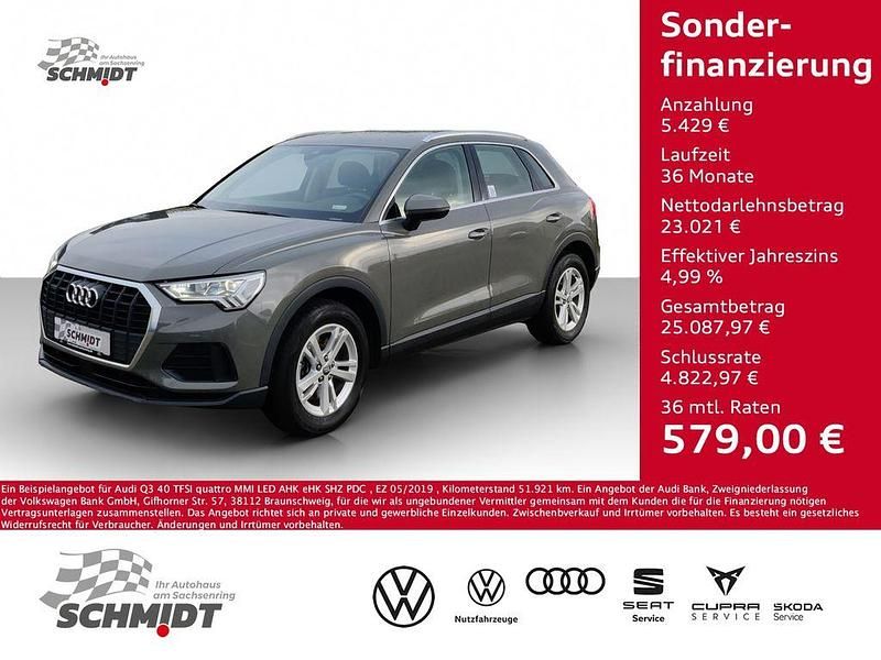 Grau Gebraucht 2019 Audi Q3 Ambiente SUV | 28.450 € (Guter Preis) - Bild 1/4
