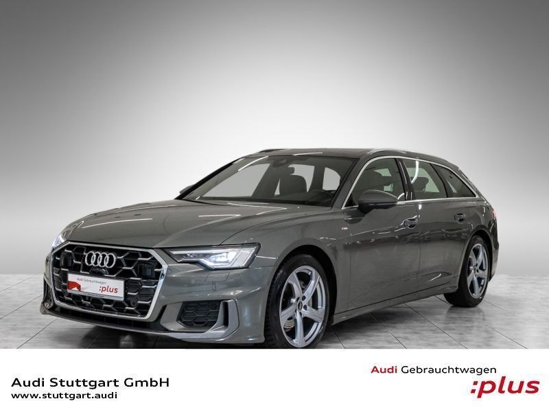 Chronosgrau metallic Gebraucht 2024 Audi A6 S-Line Kombi | 47.666 € - Bild 1/4
