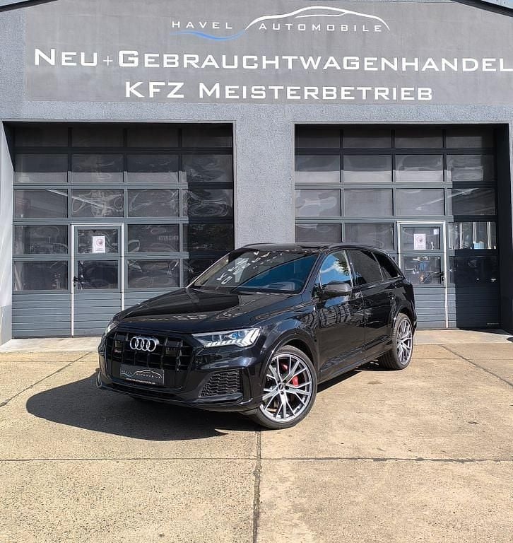 Orcaschwarz/deep black Gebraucht 2020 Audi SQ7 Sport SUV | 79.490 € (Fairer Preis) - Bild 1/4