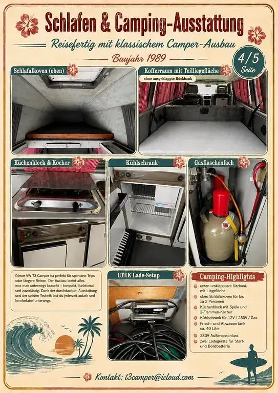 Gebraucht VW T3 69 PS (50 kW) 1989 Rot Van