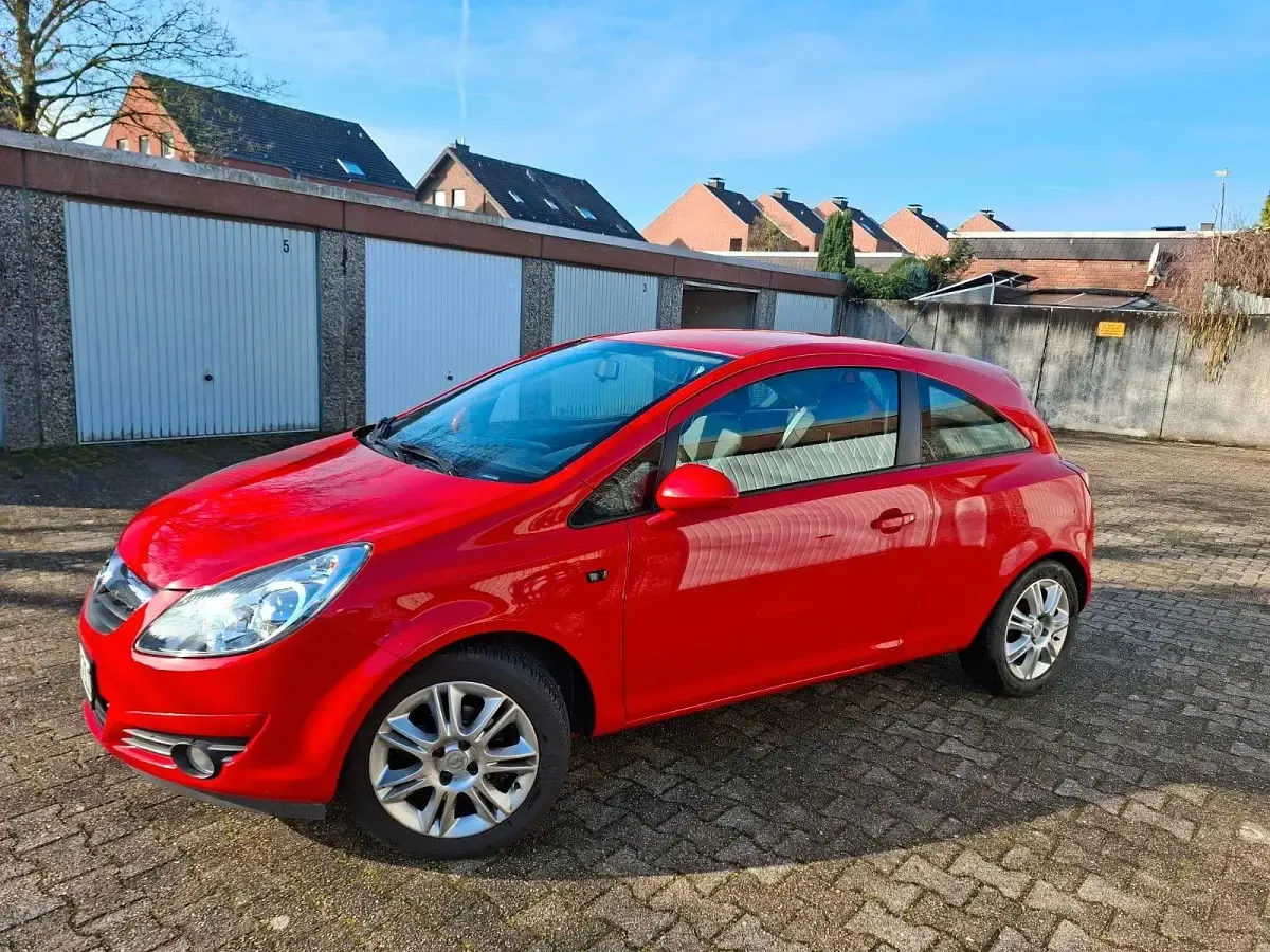 Używany Opel Corsa 60 KM (44 kW) 2009 Czerwony Hatchback