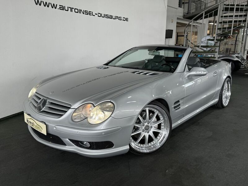 Silber Gebraucht 2001 Mercedes SL500 AMG Cabrio | 21.850 € - Bild 1/4