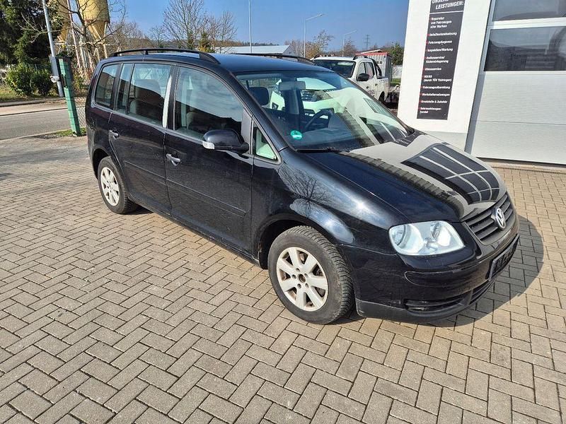 Gebraucht VW Touran Conceptline 105 PS (77 kW) 2005 Schwarz Van / Kleinbus