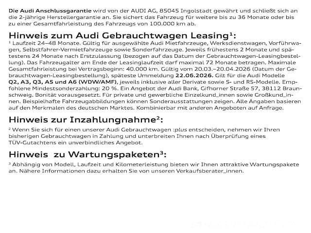 Gebraucht Audi A3 S-Line 116 PS (85 kW) 2025 Daytonagrau perleffekt Limousine