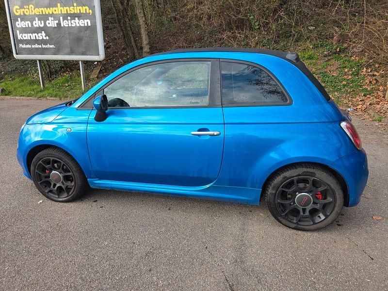 Gebraucht Fiat 500 105 PS (77 kW) 2015 Blau Cabrio