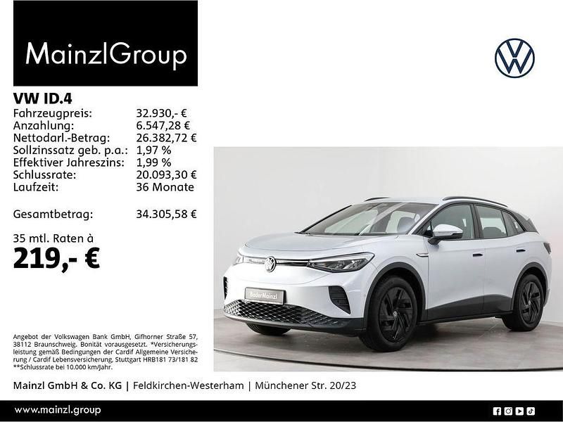 Silber Gebraucht 2023 VW ID.4 Pro Performance SUV | 32.930 € (Fairer Preis) - Bild 1/4