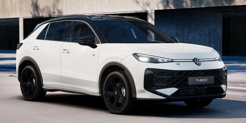 Neu VW T-Roc R-line 150 PS (110 kW) 2026 Pure white uni/schwarz uni SUV