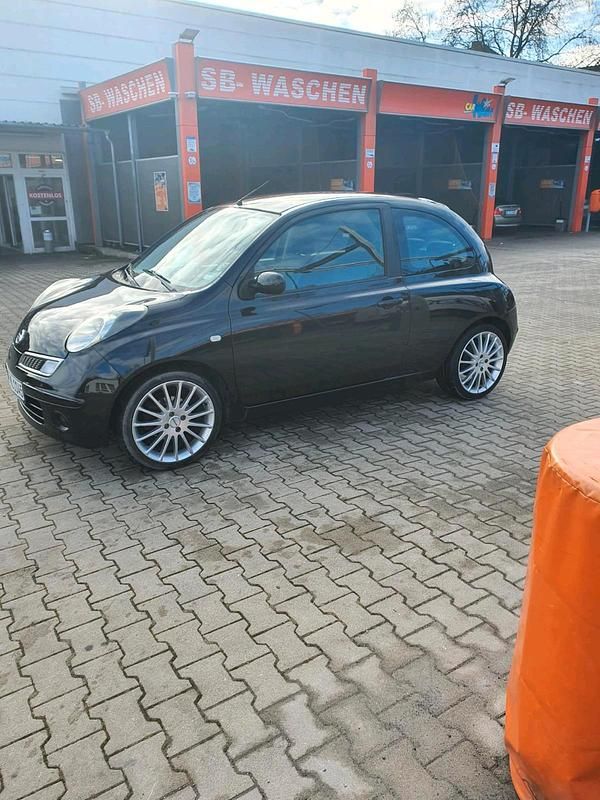 Gebraucht Nissan Micra 80 PS (58 kW) 2008 Schwarz Kleinwagen