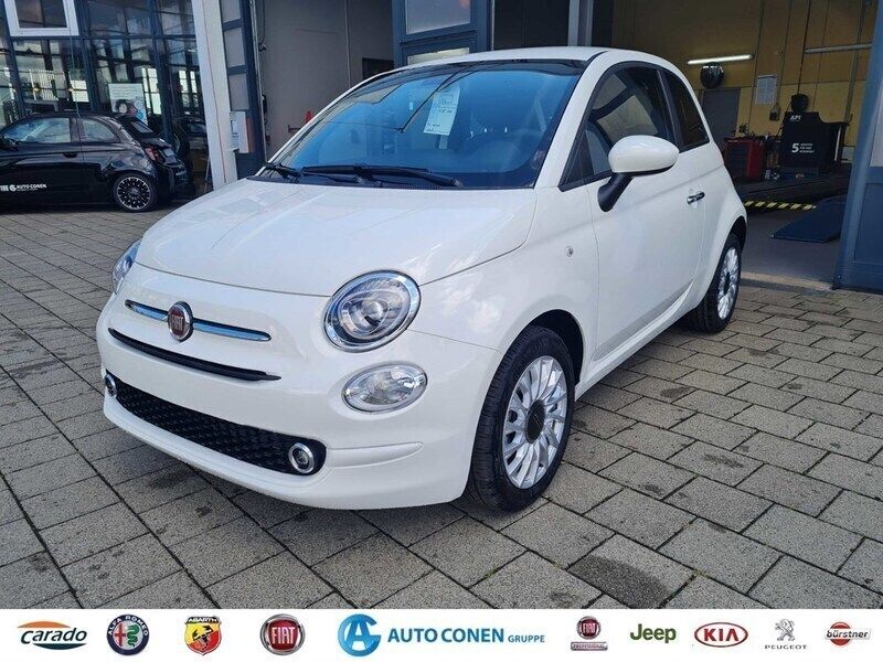 Gelato weiß (weiß) Gebraucht 2022 Fiat 500 Club Kleinwagen | 15.380 € - Bild 1/4