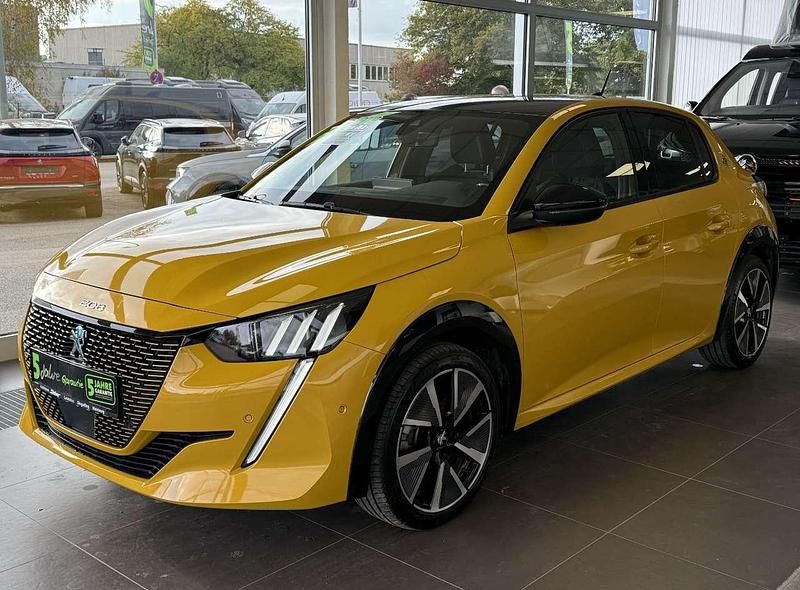 Lack gelb faro/typ aussenverkl Gebraucht 2021 Peugeot e-208 GT Kleinwagen | 16.990 € (Fairer Preis) - Bild 1/4