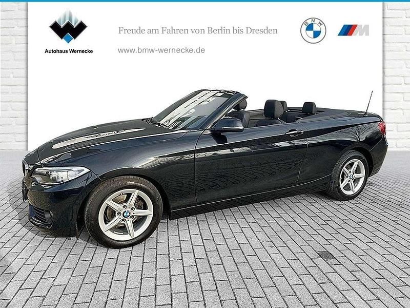 Gebraucht BMW 218 Advantage 136 PS (100 kW) 2015 Saphirschwarz Cabrio