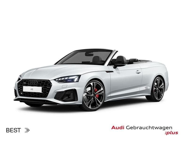 Gebraucht Audi A5 Cabriolet Competition 265 PS (194 kW) 2024 Gletscherweiß metallic verdeck schwarz (metallic) Cabrio
