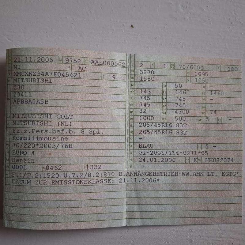 Blau Gebraucht 2006 Mitsubishi Colt Motion Limousine | 1.200 € (Fairer Preis) - Bild 1/4