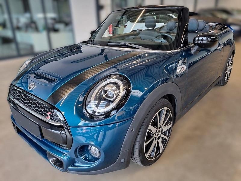 Blau Gebraucht 2021 Mini Cooper S Cabriolet Cabrio | 24.990 € (Superpreis) - Bild 1/4