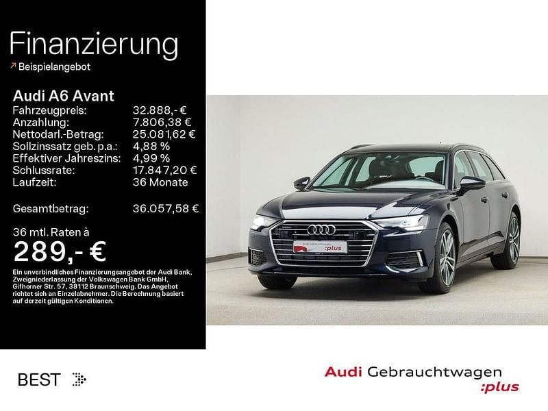 Gebraucht Audi A6 Design 204 PS (150 kW) 2022 Blau Kombi