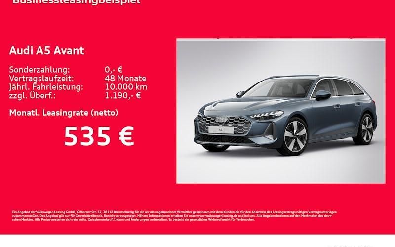 Neu Audi A5 Advanced Plus 204 PS (150 kW) 2025 Blau Kombi