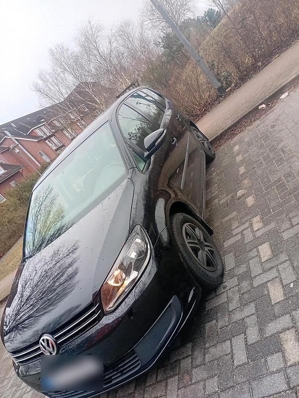 Gebraucht VW Touran 2012 Schwarz Van / Kleinbus