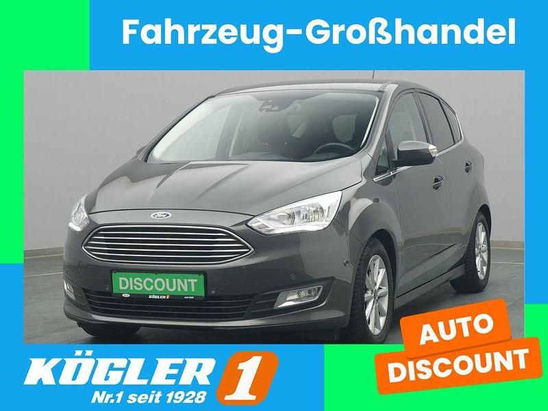 Grau Gebraucht 2019 Ford C-MAX Titanium Van / Kleinbus | 9.900 € (Fairer Preis) - Bild 1/4
