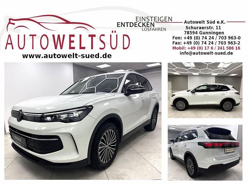Pure white Gebraucht 2025 VW Tiguan Design SUV | 36.900 € (Superpreis) - Bild 1/4