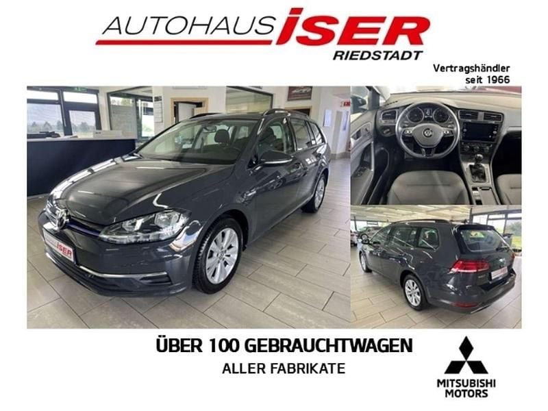 Grau Gebraucht 2019 VW Golf VII Comfortline Kombi | 12.990 € (Superpreis) - Bild 1/4