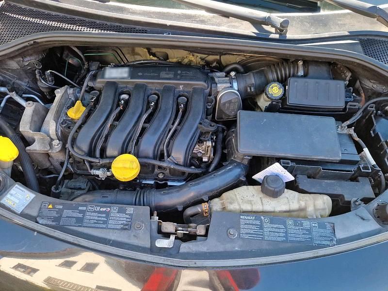 Gebraucht Renault Clio II 2007 Schwarz Kleinwagen