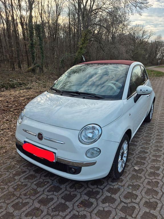 Gebraucht Fiat 500C Lounge 101 PS (74 kW) 2012 Weiß Cabrio