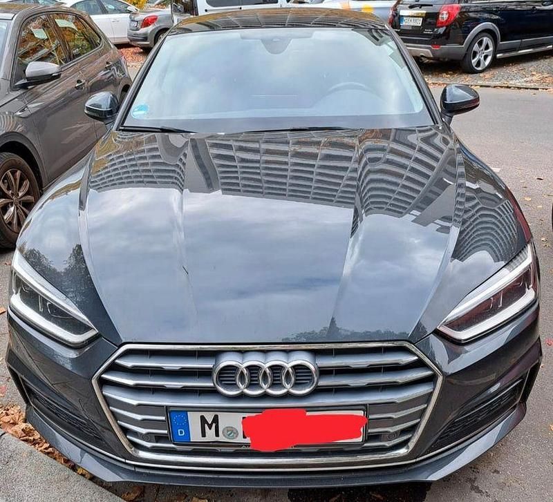Grau Gebraucht 2018 Audi A5 Sportback S-Line Kleinwagen | 22.999 € (Guter Preis) - Bild 1/4