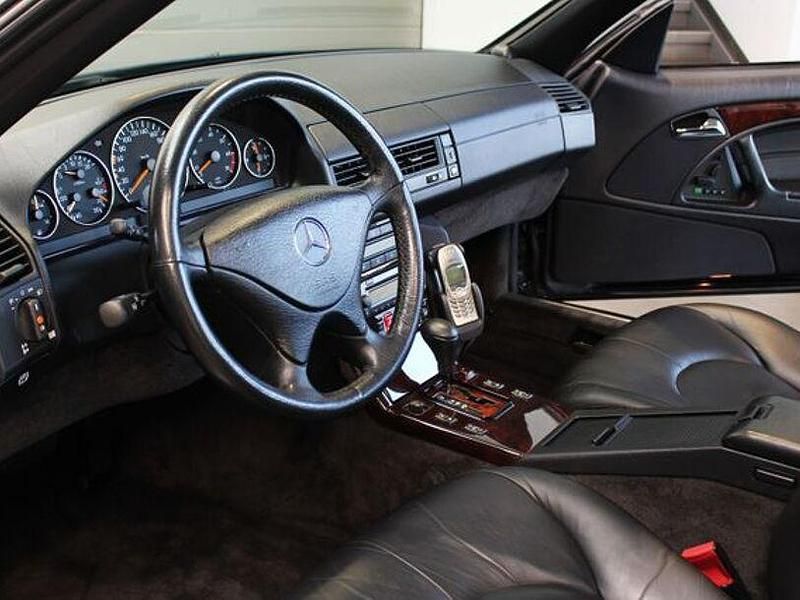 Gebraucht Mercedes SL320 224 PS (164 kW) 2000 Smaragdschwarz Cabrio