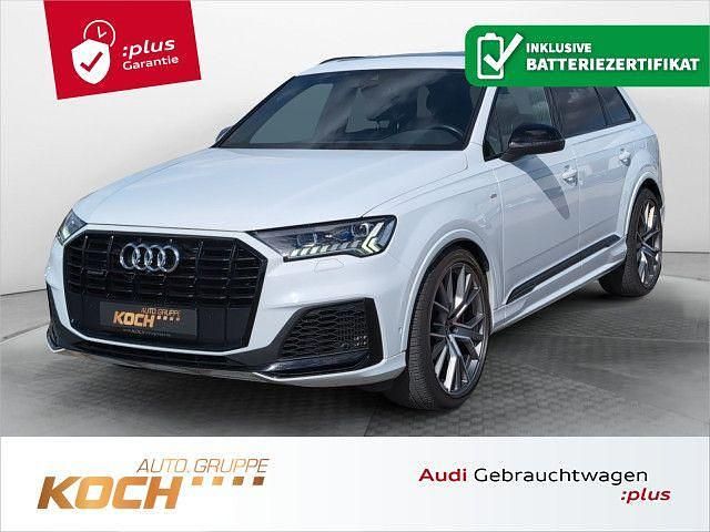 Gletscherweiß metallic Gebraucht 2021 Audi Q7 S-Line SUV | 54.190 € (Superpreis) - Bild 1/2