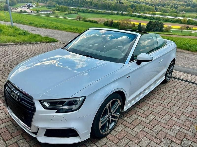 Schwarz Gebraucht 2017 Audi A3 Cabriolet S-Line Cabrio | 19.900 € (Fairer Preis) - Bild 1/4