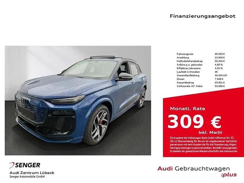Ascariblau metallic Gebraucht 2025 Audi Q6 e-tron Ambiente SUV | 69.900 € (Superpreis) - Bild 1/1
