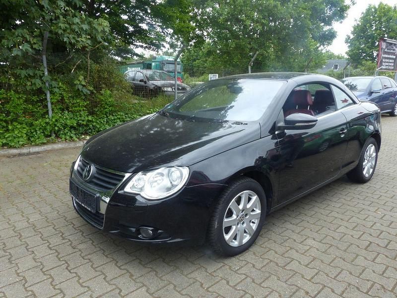 Schwarz Gebraucht 2008 VW Eos Cabrio | 5.900 € (Fairer Preis) - Bild 1/4